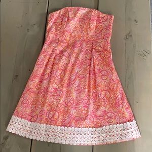 Lilly Pulitzer Strapless Sundress